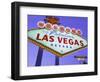 Welcome to Las Vegas Sign, Las Vegas, Nevada, USA-Gavin Hellier-Framed Photographic Print