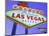 Welcome to Las Vegas Sign, Las Vegas, Nevada, USA-Gavin Hellier-Mounted Photographic Print