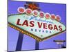 Welcome to Las Vegas Sign, Las Vegas, Nevada, USA-Gavin Hellier-Mounted Photographic Print