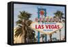 Welcome to Las Vegas Sign, Las Vegas, Nevada, USA-Michael DeFreitas-Framed Stretched Canvas