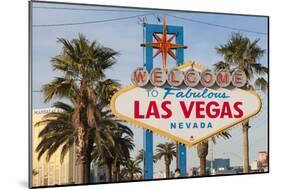 Welcome to Las Vegas Sign, Las Vegas, Nevada, USA-Michael DeFreitas-Mounted Photographic Print