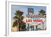 Welcome to Las Vegas Sign, Las Vegas, Nevada, USA-Michael DeFreitas-Framed Photographic Print