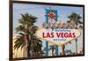 Welcome to Las Vegas Sign, Las Vegas, Nevada, USA-Michael DeFreitas-Framed Photographic Print