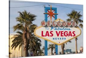Welcome to Las Vegas Sign, Las Vegas, Nevada, USA-Michael DeFreitas-Stretched Canvas