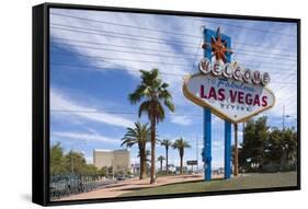 Welcome to Las Vegas Sign, Nevada-Paul Souders-Framed Stretched Canvas