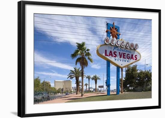 Welcome to Las Vegas Sign, Nevada-Paul Souders-Framed Photographic Print