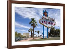 Welcome to Las Vegas Sign, Nevada-Paul Souders-Framed Photographic Print