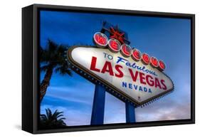 Welcome To Las Vegas-Steve Gadomski-Framed Stretched Canvas