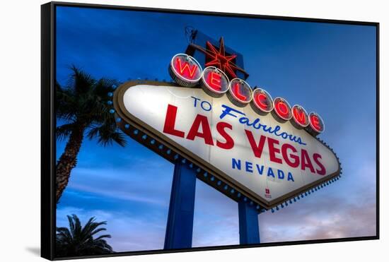 Welcome To Las Vegas-Steve Gadomski-Framed Stretched Canvas