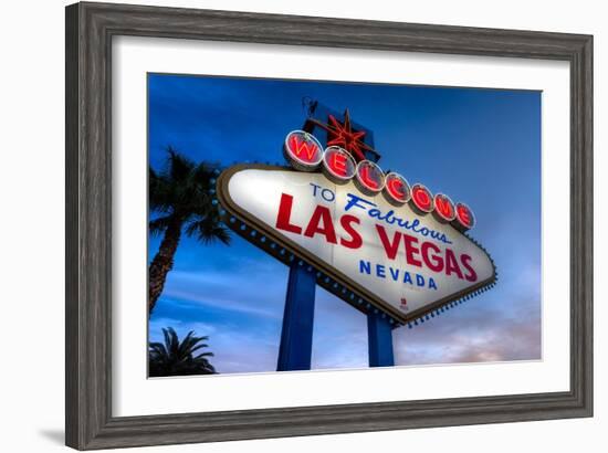 Welcome To Las Vegas-Steve Gadomski-Framed Photographic Print