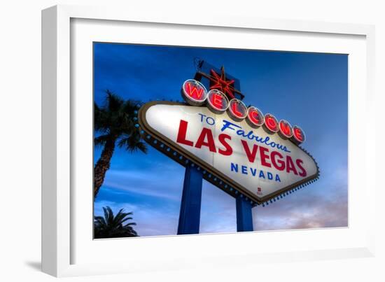 Welcome To Las Vegas-Steve Gadomski-Framed Photographic Print