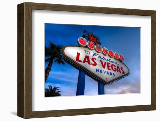 Welcome To Las Vegas-Steve Gadomski-Framed Photographic Print