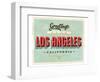 Welcome To Los Angeles-null-Framed Art Print