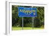 Welcome to Mississippi Sign-Paul Souders-Framed Photographic Print