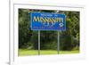 Welcome to Mississippi Sign-Paul Souders-Framed Photographic Print