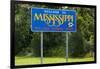 Welcome to Mississippi Sign-Paul Souders-Framed Photographic Print