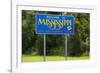 Welcome to Mississippi Sign-Paul Souders-Framed Photographic Print