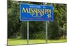 Welcome to Mississippi Sign-Paul Souders-Mounted Photographic Print