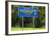 Welcome to Mississippi Sign-Paul Souders-Framed Photographic Print