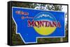 Welcome to Montana Sign-Paul Souders-Framed Stretched Canvas