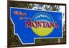 Welcome to Montana Sign-Paul Souders-Framed Photographic Print