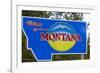 Welcome to Montana Sign-Paul Souders-Framed Photographic Print