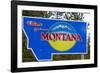 Welcome to Montana Sign-Paul Souders-Framed Photographic Print