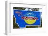 Welcome to Montana Sign-Paul Souders-Framed Photographic Print