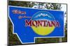 Welcome to Montana Sign-Paul Souders-Mounted Photographic Print