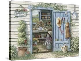 Welcome to My Garden-Janet Kruskamp-Stretched Canvas