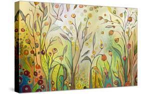 Welcome to My Garden-Jennifer Lommers-Stretched Canvas