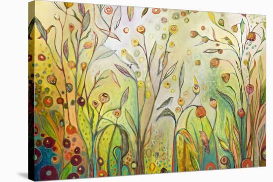 Welcome to My Garden-Jennifer Lommers-Stretched Canvas