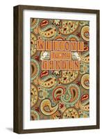 Welcome to My Garden-Julie Goonan-Framed Giclee Print