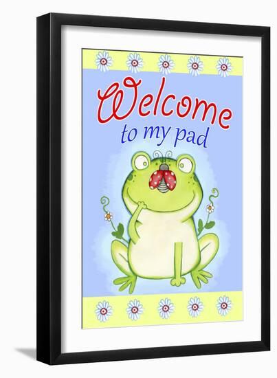 Welcome to My Pad-Valarie Wade-Framed Giclee Print