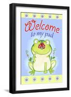 Welcome to My Pad-Valarie Wade-Framed Premium Giclee Print