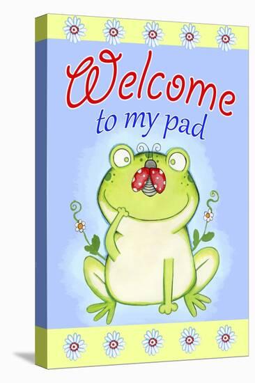 Welcome to My Pad-Valarie Wade-Stretched Canvas