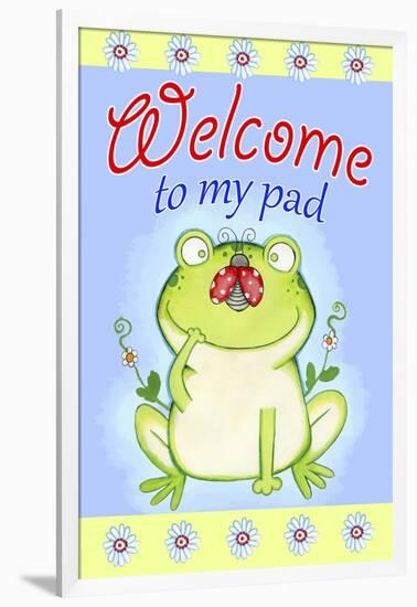 Welcome to My Pad-Valarie Wade-Framed Giclee Print