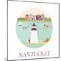 Welcome to Nantucket-danceyourlife-Mounted Premium Giclee Print