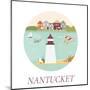 Welcome to Nantucket-danceyourlife-Mounted Art Print