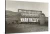 Welcome to Napa Valley sign-null-Stretched Canvas