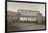 Welcome to Napa Valley sign-null-Framed Art Print