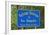 Welcome to New Hampshire Sign-Paul Souders-Framed Photographic Print