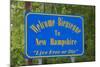 Welcome to New Hampshire Sign-Paul Souders-Mounted Photographic Print