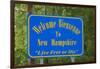 Welcome to New Hampshire Sign-Paul Souders-Framed Photographic Print