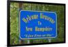 Welcome to New Hampshire Sign-Paul Souders-Framed Photographic Print