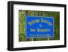 Welcome to New Hampshire Sign-Paul Souders-Framed Photographic Print