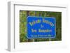 Welcome to New Hampshire Sign-Paul Souders-Framed Photographic Print