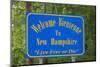 Welcome to New Hampshire Sign-Paul Souders-Mounted Photographic Print