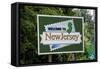 Welcome to New Jersey Sign-Paul Souders-Framed Stretched Canvas