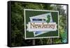 Welcome to New Jersey Sign-Paul Souders-Framed Stretched Canvas